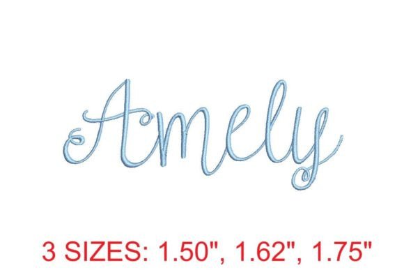 Amely Font Review for Embroidered Gifts