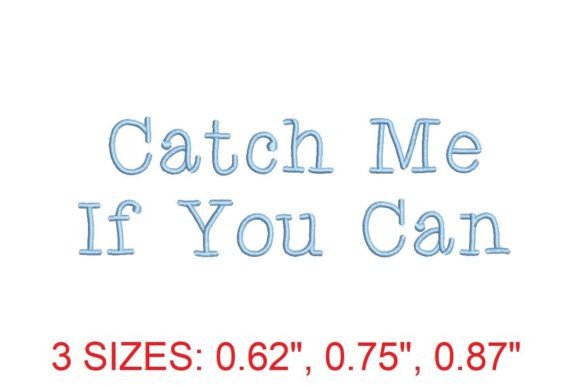Catch Me If You Can Font