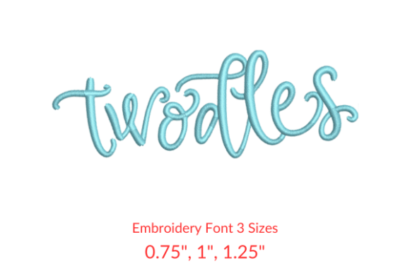 Twodles Font Review for Custom Apparel